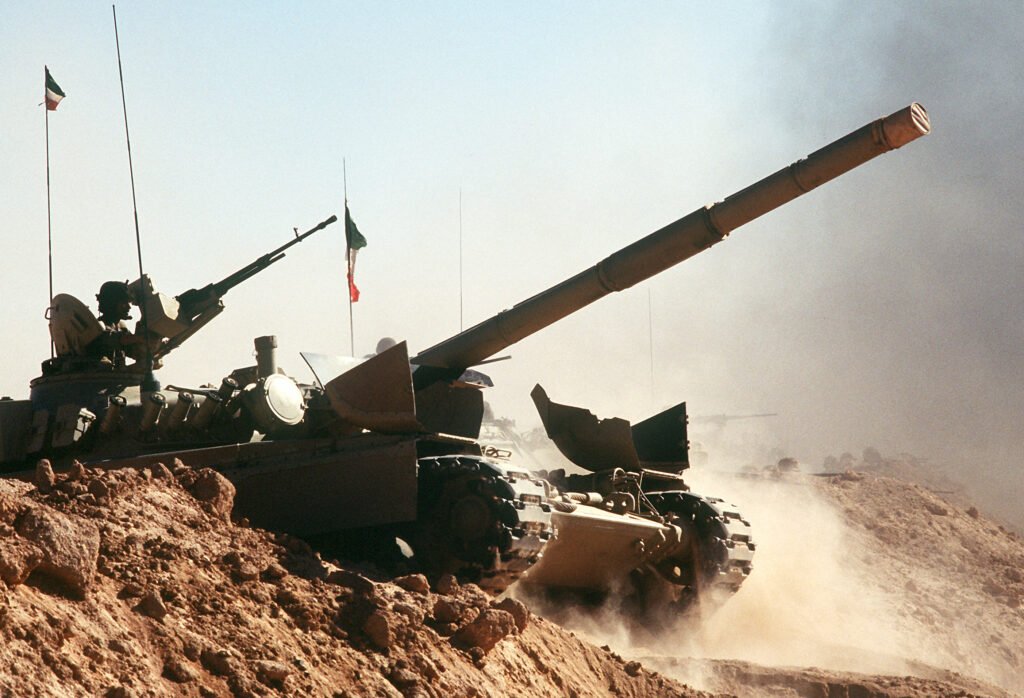 Mapa de Irak y Kuwait, escenario de la Guerra del Golfo de 1990 a 1991