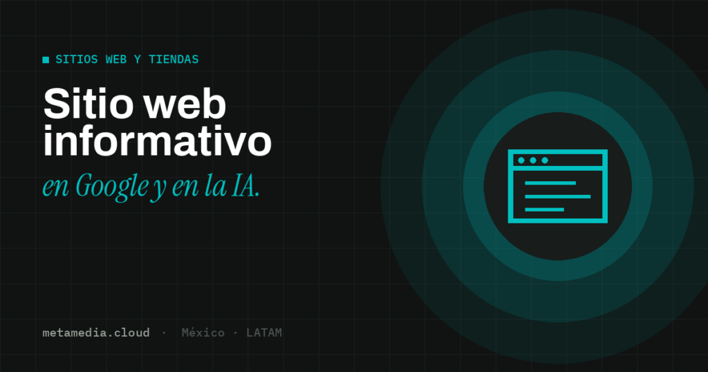 Sitio web informativo · Metamedia Cloud
